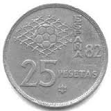 25 pesetas