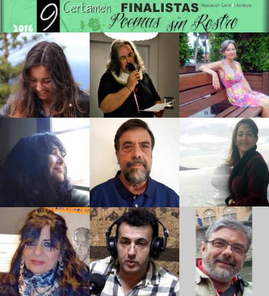 finalistas del 9 Certamen de poemas 2016