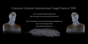 Concurso Literario Internacional Ángel Ganivet 2018