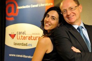 Raquel Lanseros y Fernando Marías