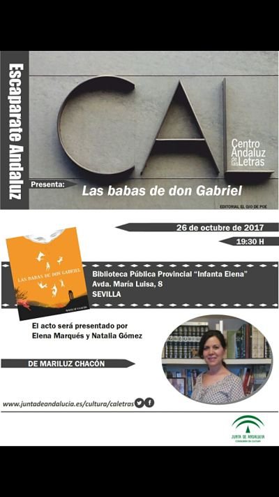 «Las babas de don Gabriel», de Mariluz Chacón