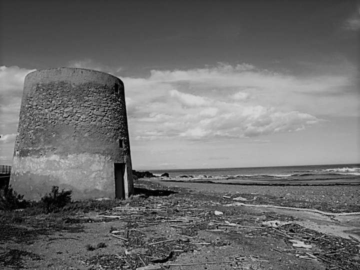 Torre vigía del Estacio José Rodríguez Ibarra BN