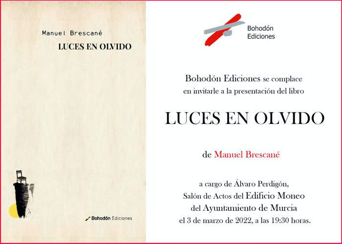 invitación Luces del Olvido