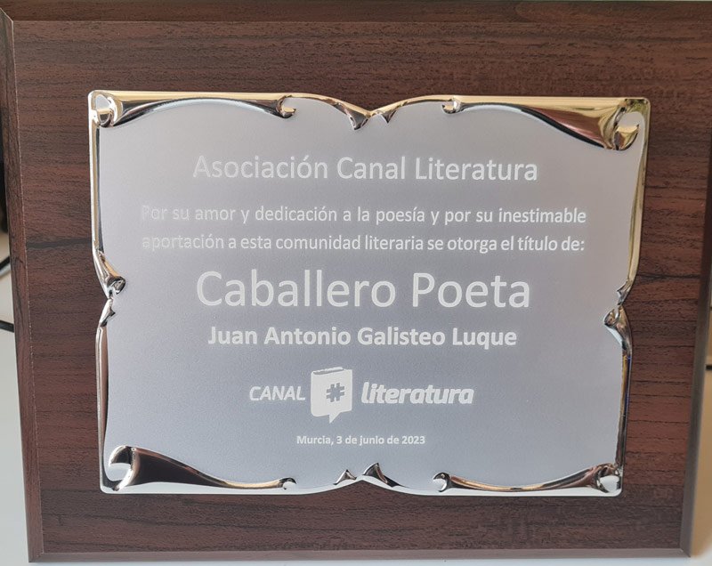Caballero poeta 2023