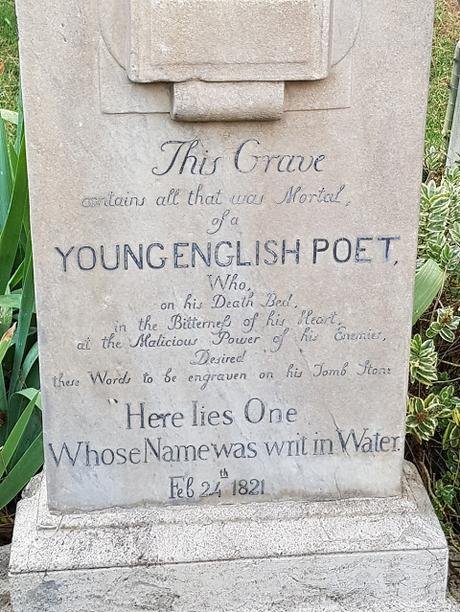 JOHN KEATS: 205 ANIVERSARIO DEL EPITAFIO